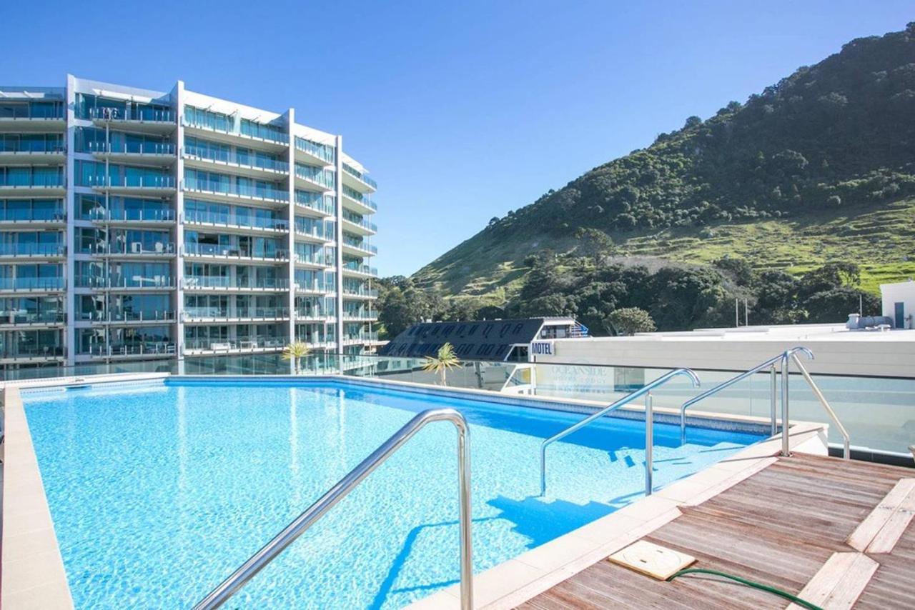 Luxury Ocean & Harbour Views - Heated Pool, Main Beach & Gym Mount Maunganui Exterior foto